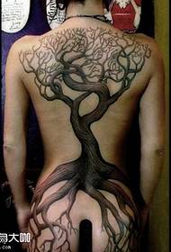 vissza fa tetoválás minta