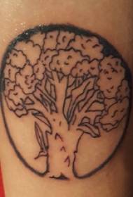 Tatuaxes de árbores de man armas de nenos en imaxes de tatuaxes de árbores redondas e grandes
