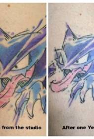 Tatuointi sarjakuvahahmo tyttö sarjakuvahahmo tatuointi kuva käsivarsi