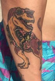 Dinosaur tattoo tus qauv me nyuam tub caj npab ntawm dinosaur tattoo qauv