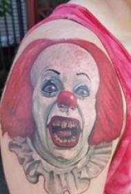 Tattoo klaun uzorak muški student ruku na klaun tetovaža uzorak