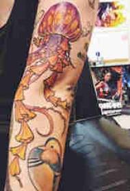 Octopus tattoo tattoo Girl nwa nwoke banyere igbu egbute octopus tattoo