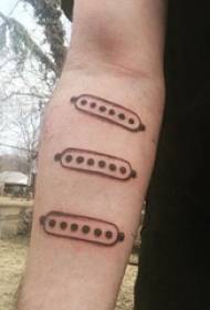 Dječakova ruka tetovaža mali uzorak minimalistička slika s malim uzorkom tetovaža