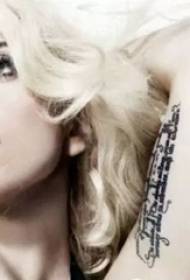 Леді Гага татуювання Леді Гага рука мінімалістичний чорний татуювання малюнок