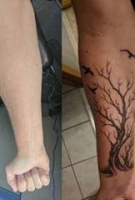 Tattoo twigs boy's arm on black ash tattoo twig picture