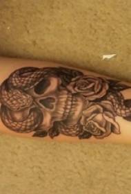 Tattoo djevojka, djevojka, tetovaža na ruci, slika