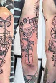 Minimalist tattoo tattoo on male arm