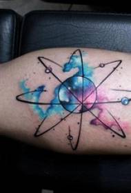 A variety of atomic creative tattoo designs