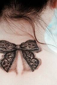 svěží a krásné luk tetování