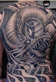 fashion Europe and the back full personality dragon tattoo picture recommended picture