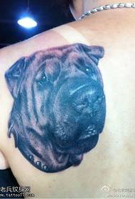 Dik en mooi Happi tattoo-patroon