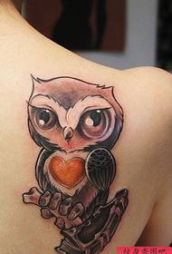 Setšoantšo sa tattoo sa Owl