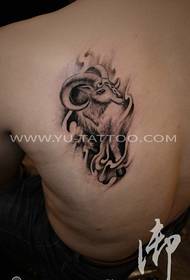 Osobnost natrag tetovaža antilopa tetovaža