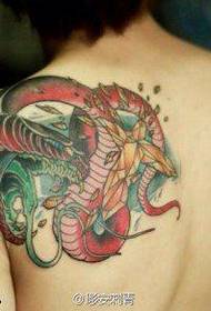 Tatuiruotės šou, rekomenduokite nugaros gyvatės tatuiruotę