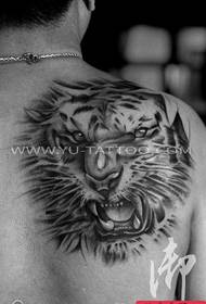 Tatuaje ikuskizuna, gomendatu atzeko tigre burua tatuatzea