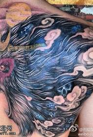 Back Sun Wukong tetovanie sú zdieľané tetovanie