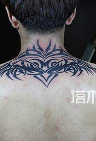 Men's domineering totem tattoo