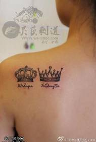 Back Crown Tattoo Pattern