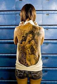 dekleta nazaj nude seksi lepote klasične slike tatoo vzorca