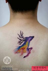 La plej bona tatuaje rekomendis malantaŭan stelon antilope tatuaje