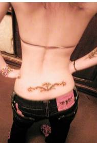 სილამაზის სექსუალური უკან tattoo სურათი