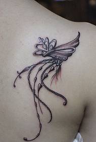beautiful back beautiful vine tattoo pattern picture