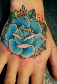 Ilustracja tatuaż ręki Kreatywny wzór tatuażu pleców