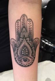 Arm Europe at America Mystery Fatima Hand Tattoo Pattern