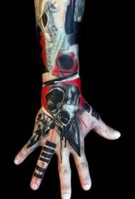 Hand zréck Tattooen Varietéit vun Hand-Back Tattoo Designs