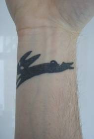 Tattoo running black fox tattoo pattern