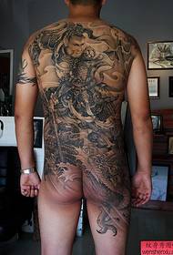 Full-backed day, the holy Sun Wukong tattoo pattern