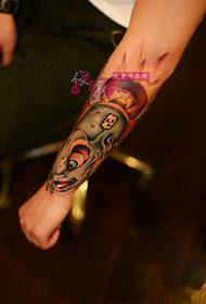 Alternatív fáklya-karos tetoválás kép