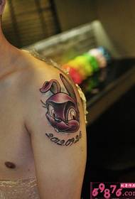 Cute zodiac rabbit avatar tattoo picture