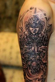 Iphethini ye tattoo yeArm Vedic