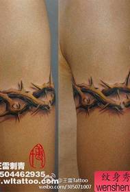 Arm popular cool thorn tattoo pattern