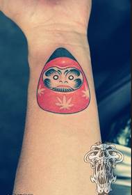 Tatuaggio Dharma colorato a mano