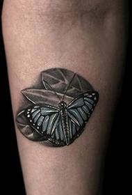 3D Tattoo Butterfly Leaf Tattoo Pattern Related Tags: Pictures