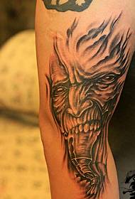 Arm ghost tattoo patroon