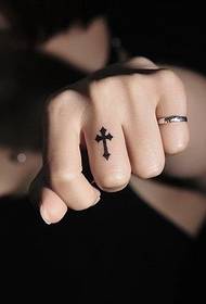 Stampa di tatuatu di croce