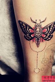 Tattoo show, recommend a leg moth tattoo pattern