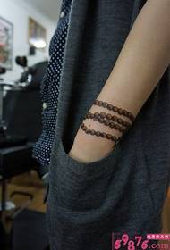 Immagine di mudellu di tatuaggi di bracciale creativa