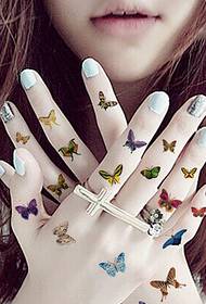 Photo de tatouage de papillon