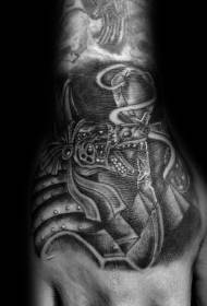 Hand terug bose Egiptiese god tattoo patroon