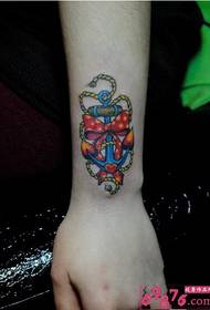 Obraz tatuażu z kotwicą