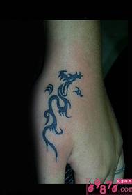 Kézi személyiség totem tetoválás kép