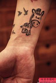 Tattoo show, recommend a wrist pony horse tattoo pattern
