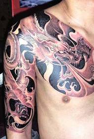 More and more internationalized armor tattoo