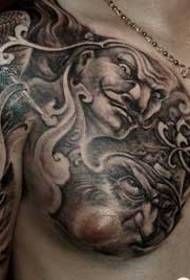 半甲纹身到现在也是只有亚洲一带才有的特殊纹身