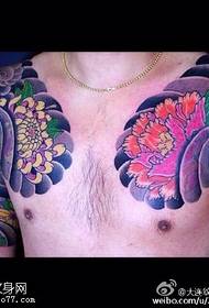 Classic traditional colorful tattoo tattoo pattern
