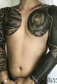 Double tatouage d'armure